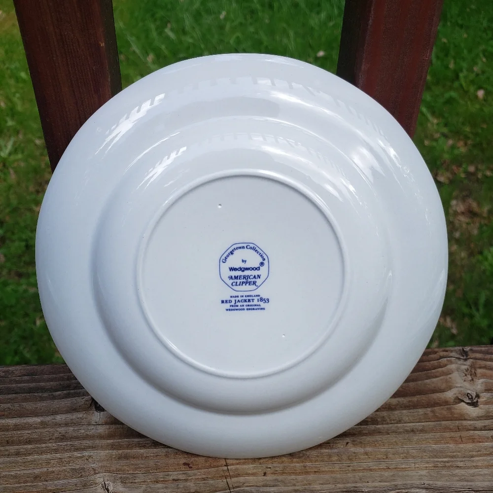 (3) Georgetown Collection by Wedgewood 'American Clipper' SHIP Salad Plates - 8